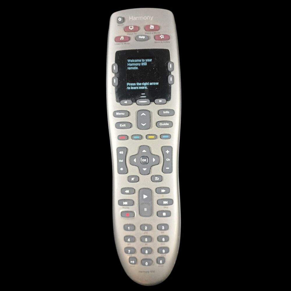 Universal Smart Remote Control Logitech Harmony Digital Display Tested Works - Picture 2 of 3
